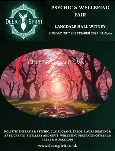 Deer Spirit Event - Langdale Hall, Witney OX28 6AB - Sunday 28th September 2025  11am - 5pm
