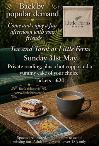 Readings will be available at Little Ferns Cafe on Sunday 31st May 2026