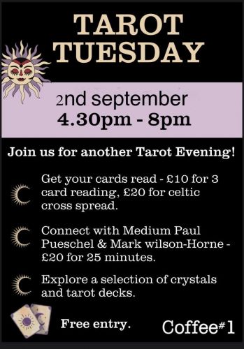 Tarot Tuesday 2nd September 2025