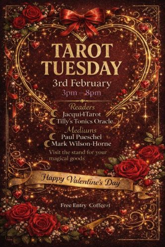 Readings available at Tarot Tuesday - Tuesday 3rd February 2026 -Coffee1 Banbury - 3pm - 8pm